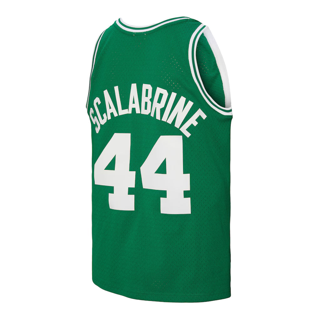 Men's Boston Celtics Brian Scalabrine Mitchell & Ness Kelly Green 2007 Hardwood Classics Swingman Jersey - image 3