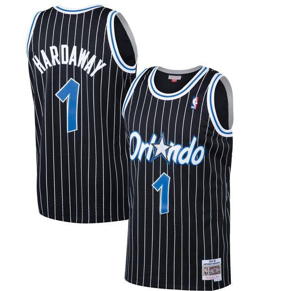 Mens Anfernee “Penny” Hardaway Orlando Magic Mitchell & Ness Black 1994-95 Hardwood Classics Swingman Jersey - image 1