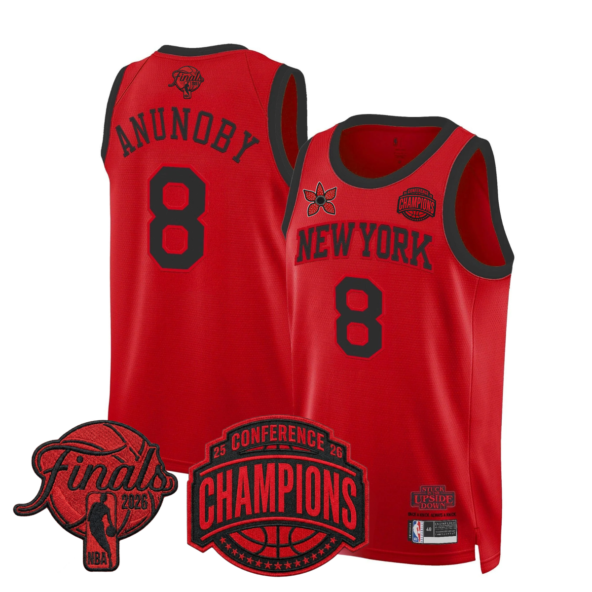 NYK 2026 Finals 'Stranger Things Edition' Swingman Jersey - Stitched - image 15