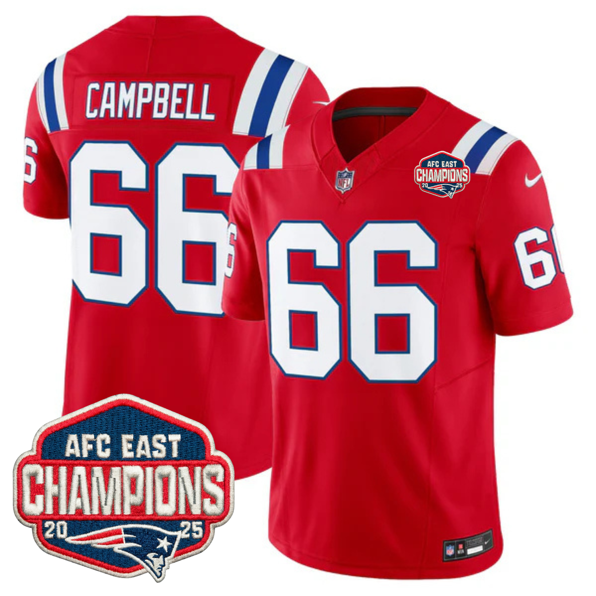 NE AFC East Champions Throwback Vapor Limited Jersey V2 - image 19