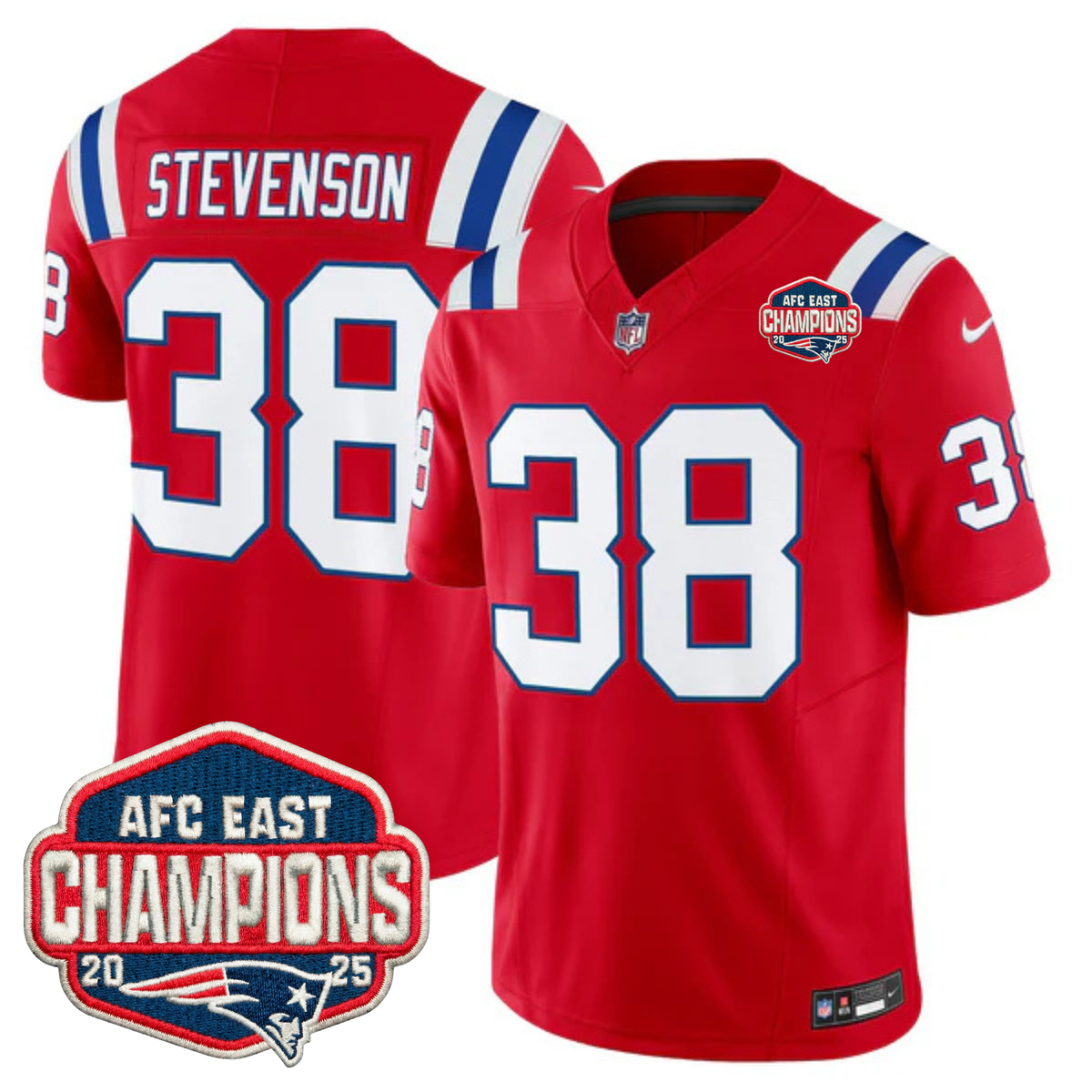 NE AFC East Champions Throwback Vapor Limited Jersey V2 - image 17