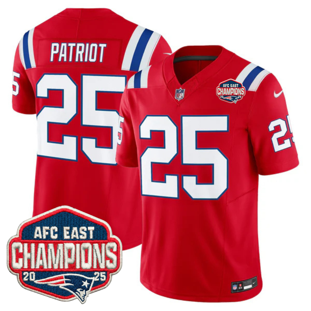NE AFC East Champions Throwback Vapor Limited Jersey V2 - image 12