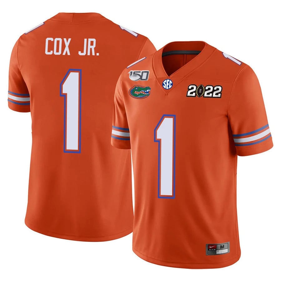 Men's Florida Gators Football 150th Anniversary Patch Players Jersey Collection - All Stitched - image 6