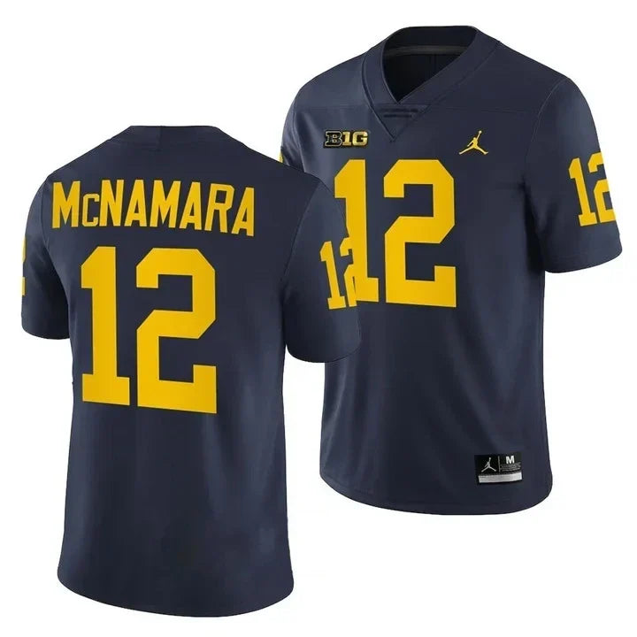 Men's Michigan Wolverines Players Jersey Game - All Stitched - image 5