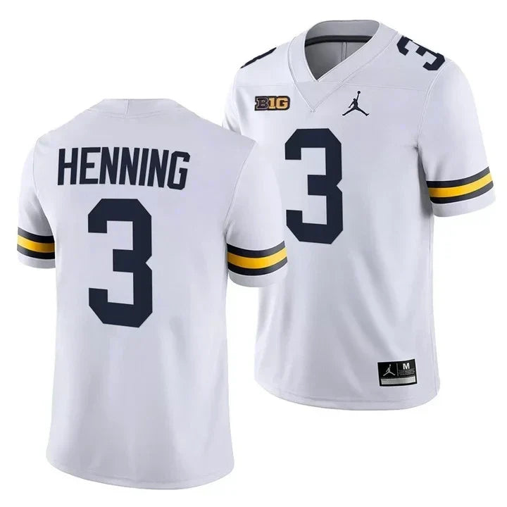 Men's Michigan Wolverines Players Jersey Game - All Stitched - image 8