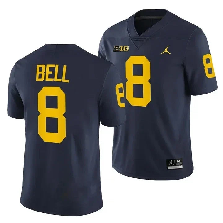 Men's Michigan Wolverines Players Jersey Game - All Stitched - image 2