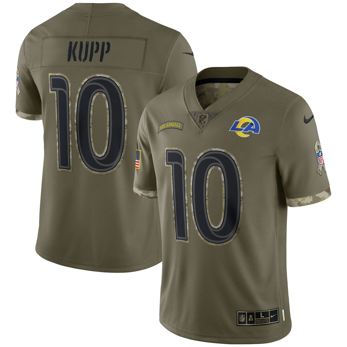 LAR Super Bowl LVI Black Gold Jersey - image 5