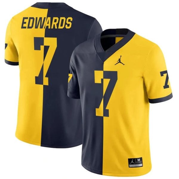Youth's Michigan Wolverines Vapor Collection Limited Jersey – All Stitched - image 14