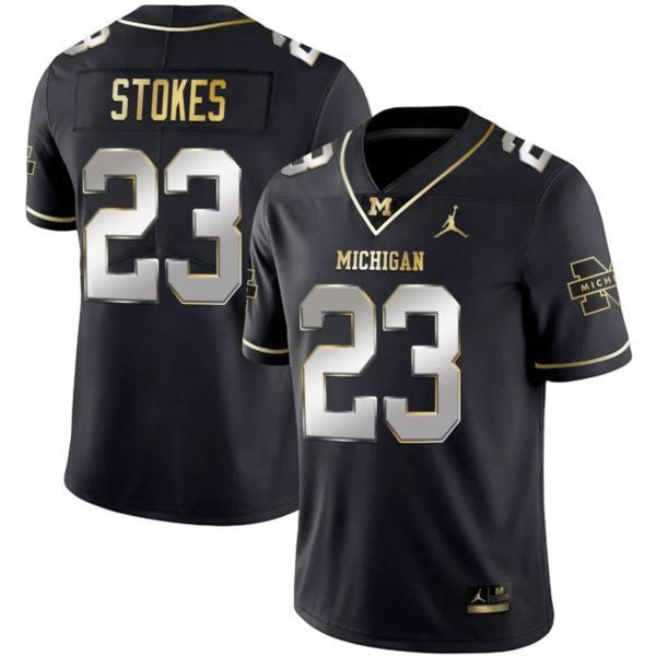 Youth's Michigan Wolverines Vapor Collection Limited Jersey – All Stitched - image 3