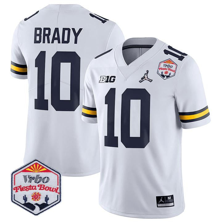Men's Michigan Wolverines Players Fiesta Bowl Limited Jersey - All Stitched - image 7