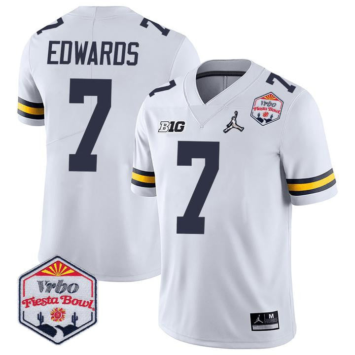 Men's Michigan Wolverines Players Fiesta Bowl Limited Jersey - All Stitched - image 10