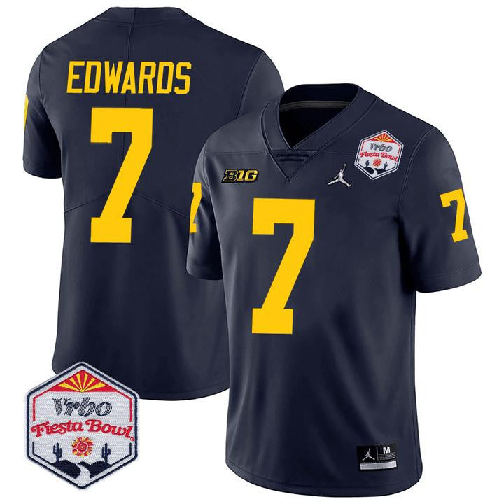 Men's Michigan Wolverines Players Fiesta Bowl Limited Jersey - All Stitched - image 3