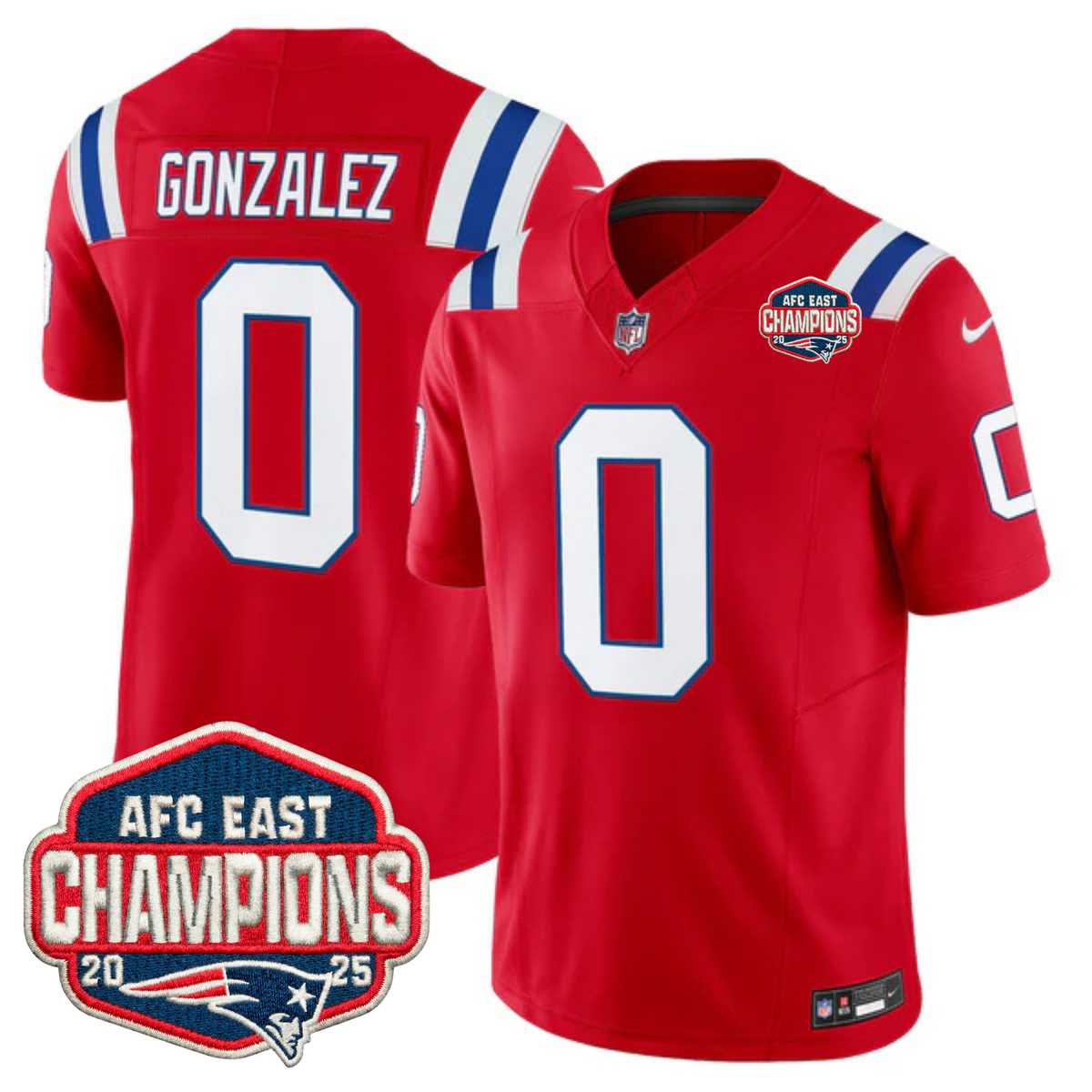 NE AFC East Champions Throwback Vapor Limited Jersey V2 - image 18