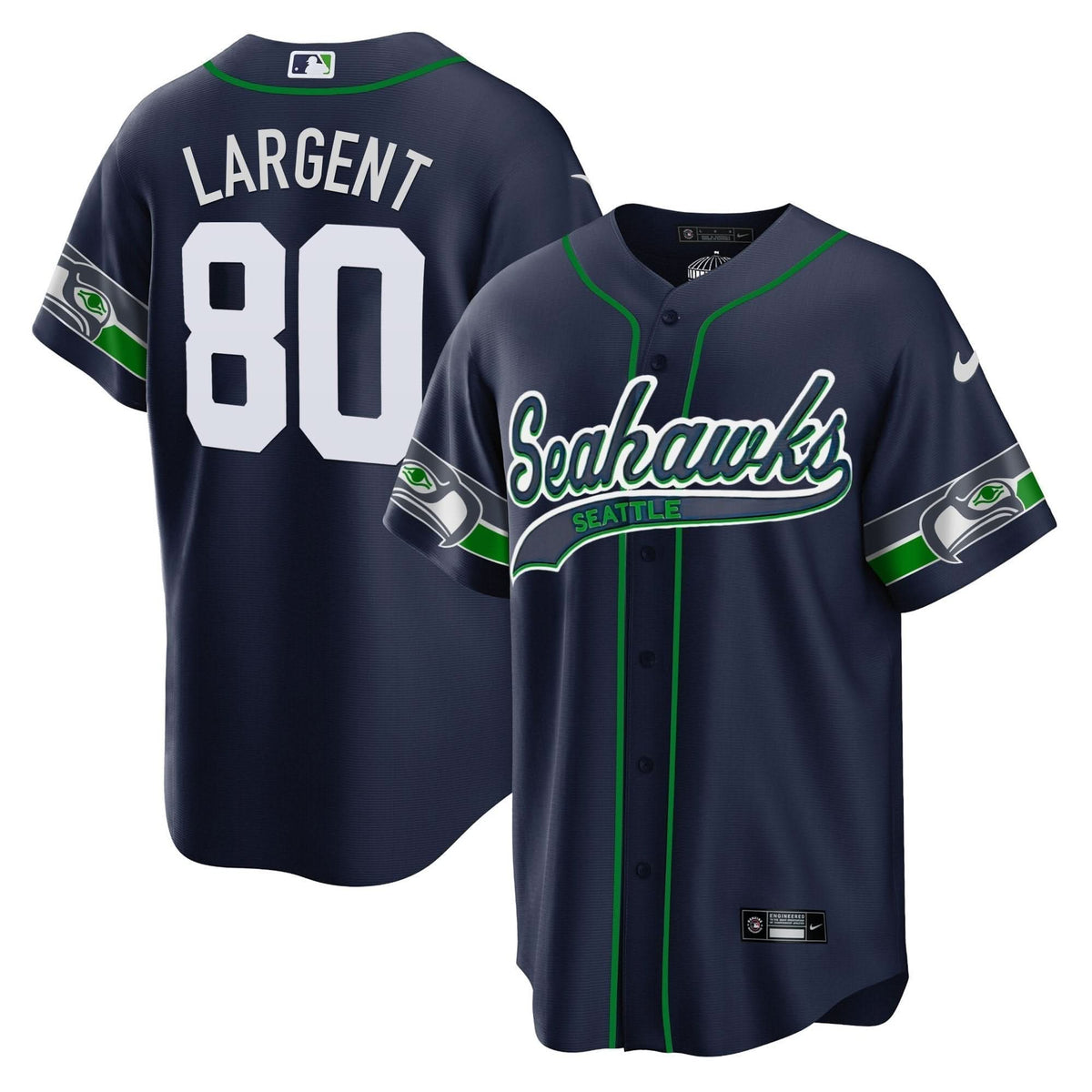 SEA Throwback & Gold Cool Base Jersey V2 - image 6