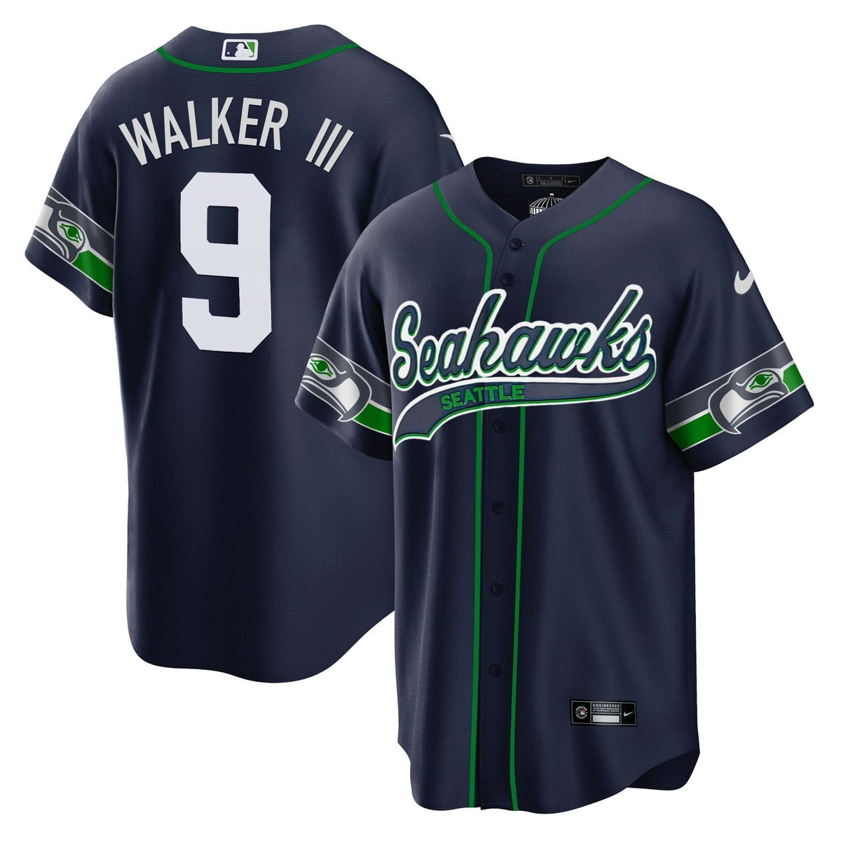 SEA Throwback & Gold Cool Base Jersey V2 - image 5