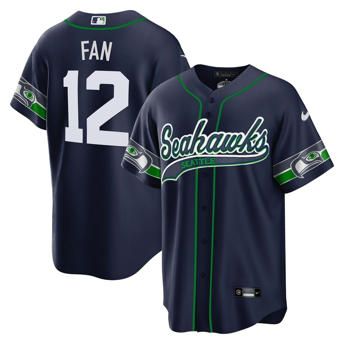 SEA Throwback & Gold Cool Base Jersey V2 - image 7