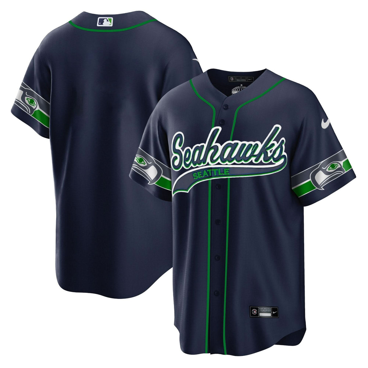 SEA Throwback & Gold Cool Base Jersey V2 - image 8
