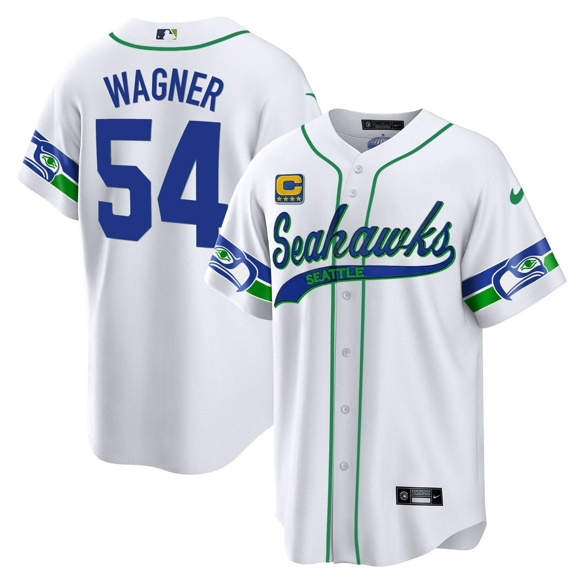 SEA Throwback & Gold Cool Base Jersey V2 - image 26
