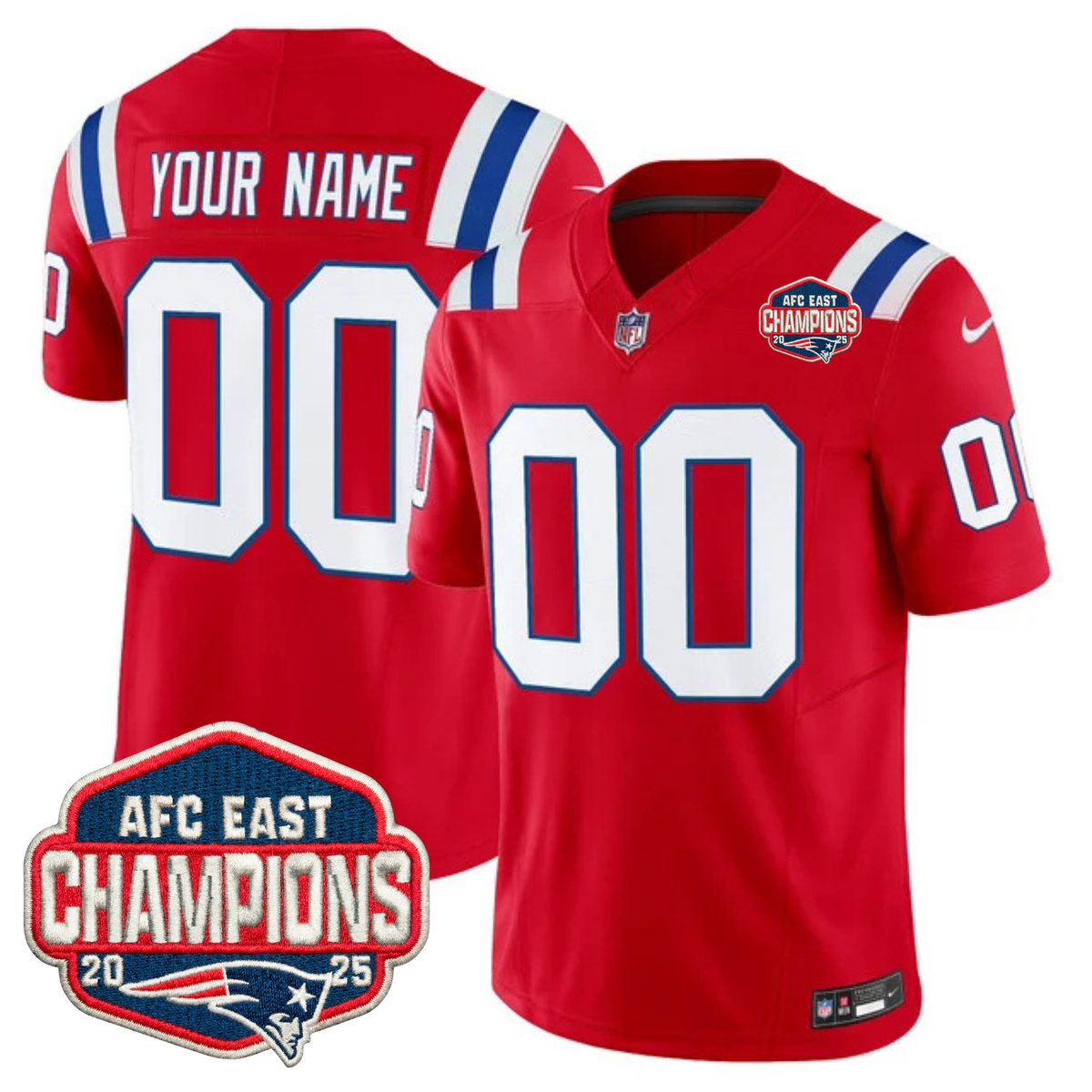 NE AFC East Champions Throwback Vapor Limited Jersey V2 - image 20