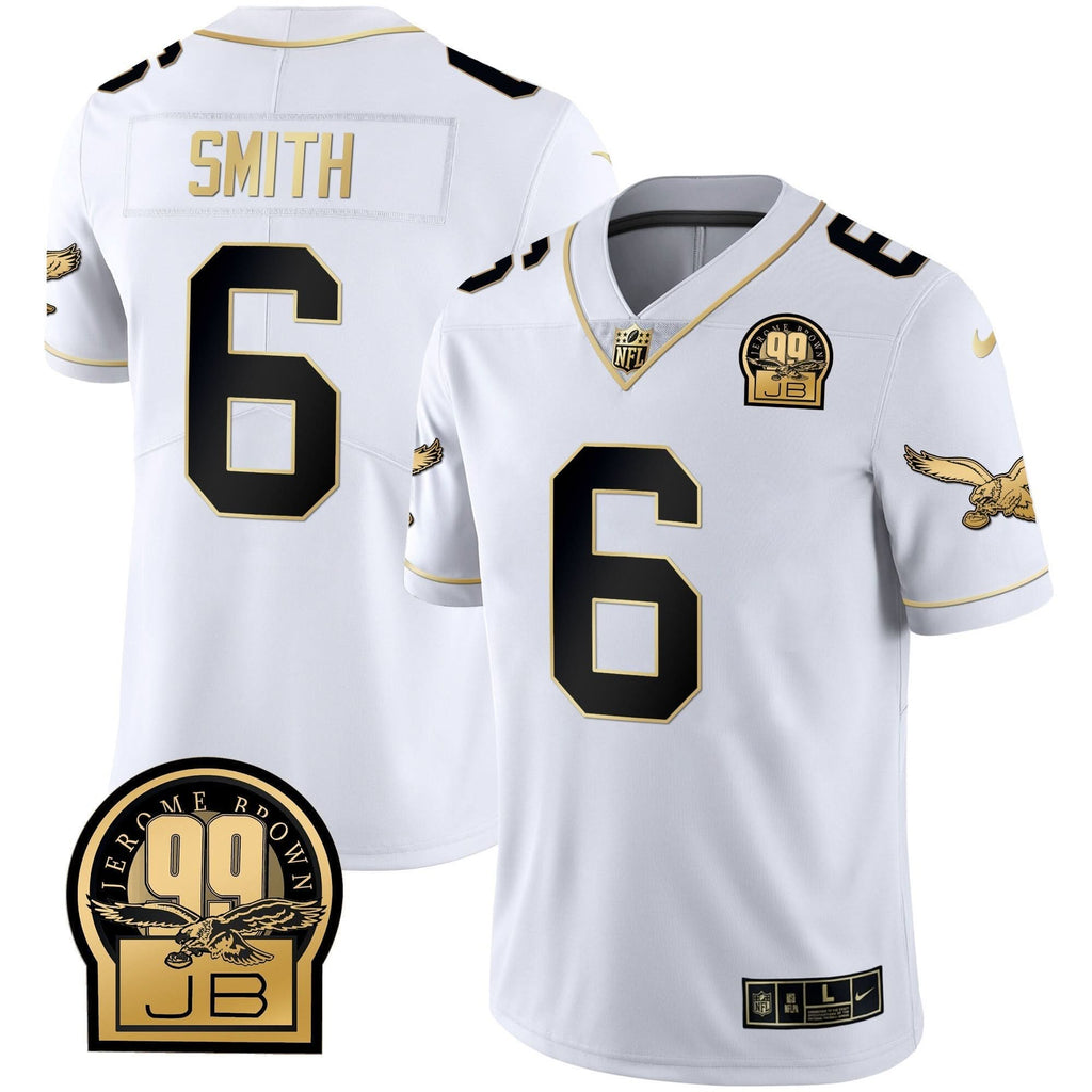 PHI Jerome Brown Retired Patch Gold & Kelly Jersey - image 52