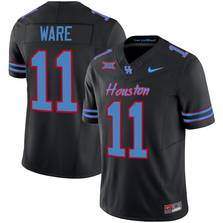 Men's Houston Cougars 2023 Oilers Inspired Vapor Jersey - All Stitched - image 47