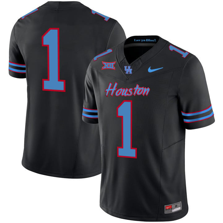 Men's Houston Cougars 2023 Oilers Inspired Vapor Jersey - All Stitched - image 57