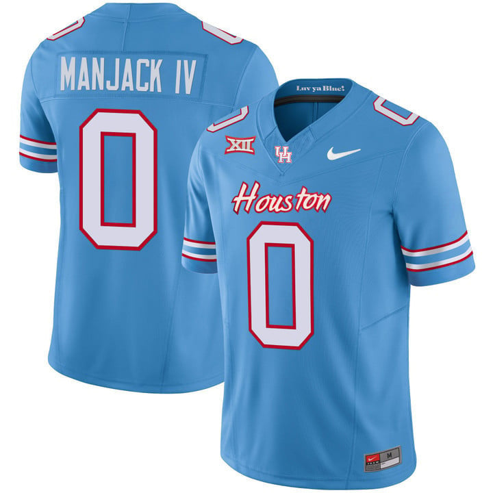 Men's Houston Cougars 2023 Oilers Inspired Vapor Jersey - All Stitched - image 52
