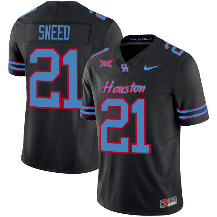 Men's Houston Cougars 2023 Oilers Inspired Vapor Jersey - All Stitched - image 60