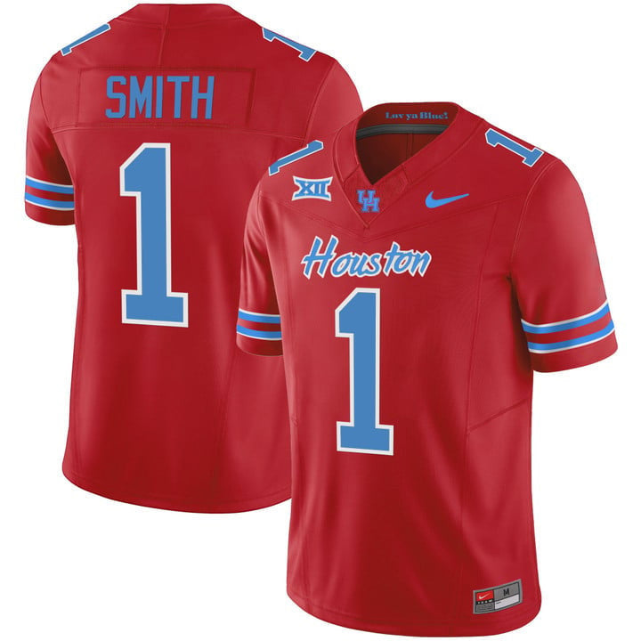 Men's Houston Cougars 2023 Oilers Inspired Vapor Jersey - All Stitched - image 64