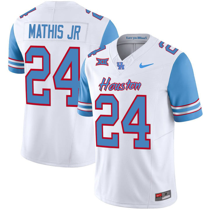 Men's Houston Cougars 2023 Oilers Inspired Vapor Jersey - All Stitched - image 68