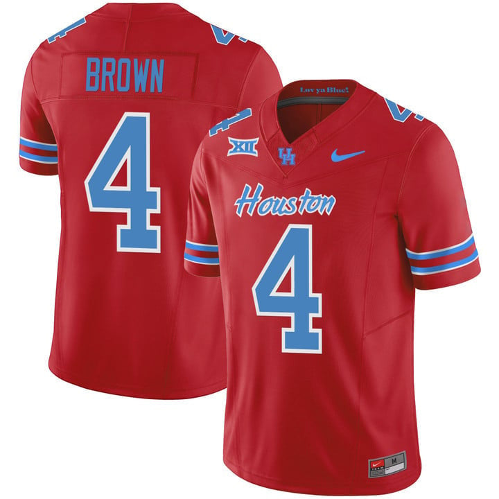 Youth's Houston Cougars 2023 Oilers Inspired Vapor Jersey - All Stitched - image 13