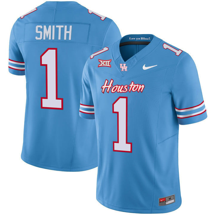 Youth's Houston Cougars 2023 Oilers Inspired Vapor Jersey - All Stitched - image 1
