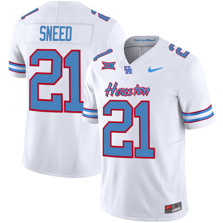 Youth's Houston Cougars 2023 Oilers Inspired Vapor Jersey - All Stitched - image 21