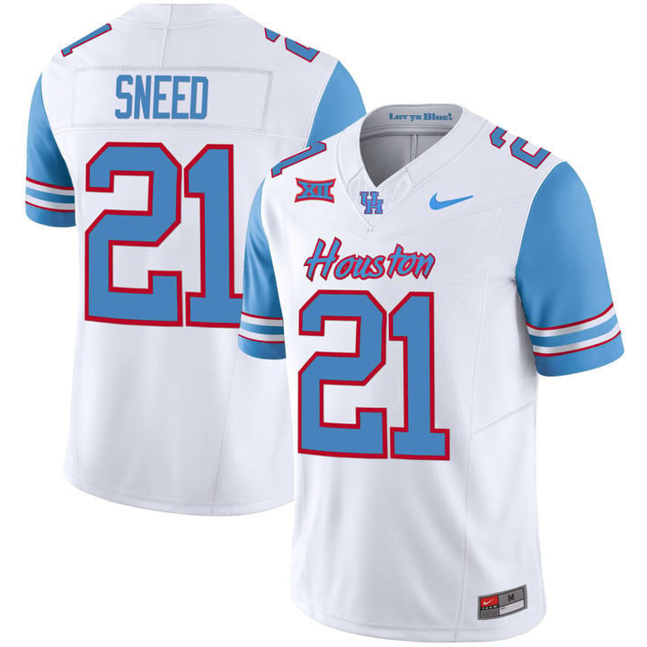 Youth's Houston Cougars 2023 Oilers Inspired Vapor Jersey - All Stitched - image 28