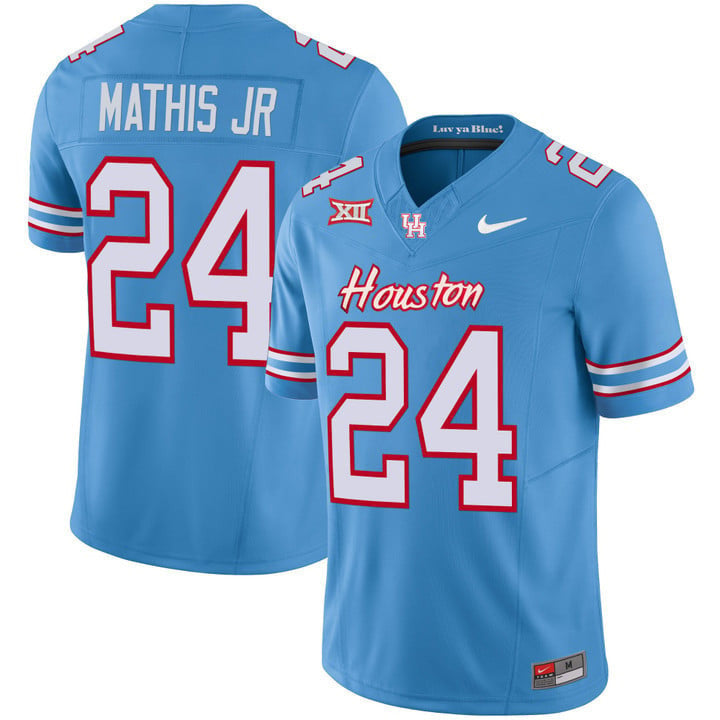 Youth's Houston Cougars 2023 Oilers Inspired Vapor Jersey - All Stitched - image 4