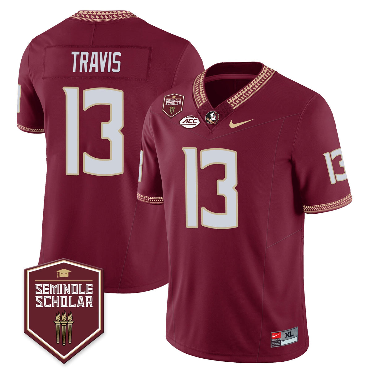Men’s Florida State Seminoles Football Vapor Jersey – All Stitched - image 1