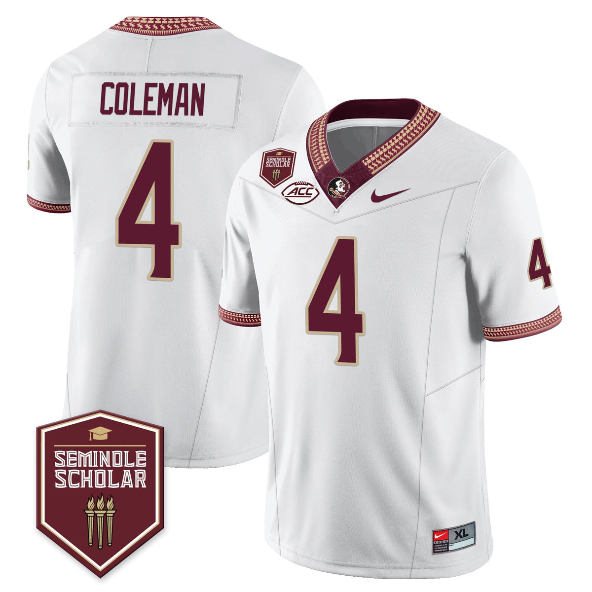 Men’s Florida State Seminoles Football Vapor Jersey – All Stitched - image 34