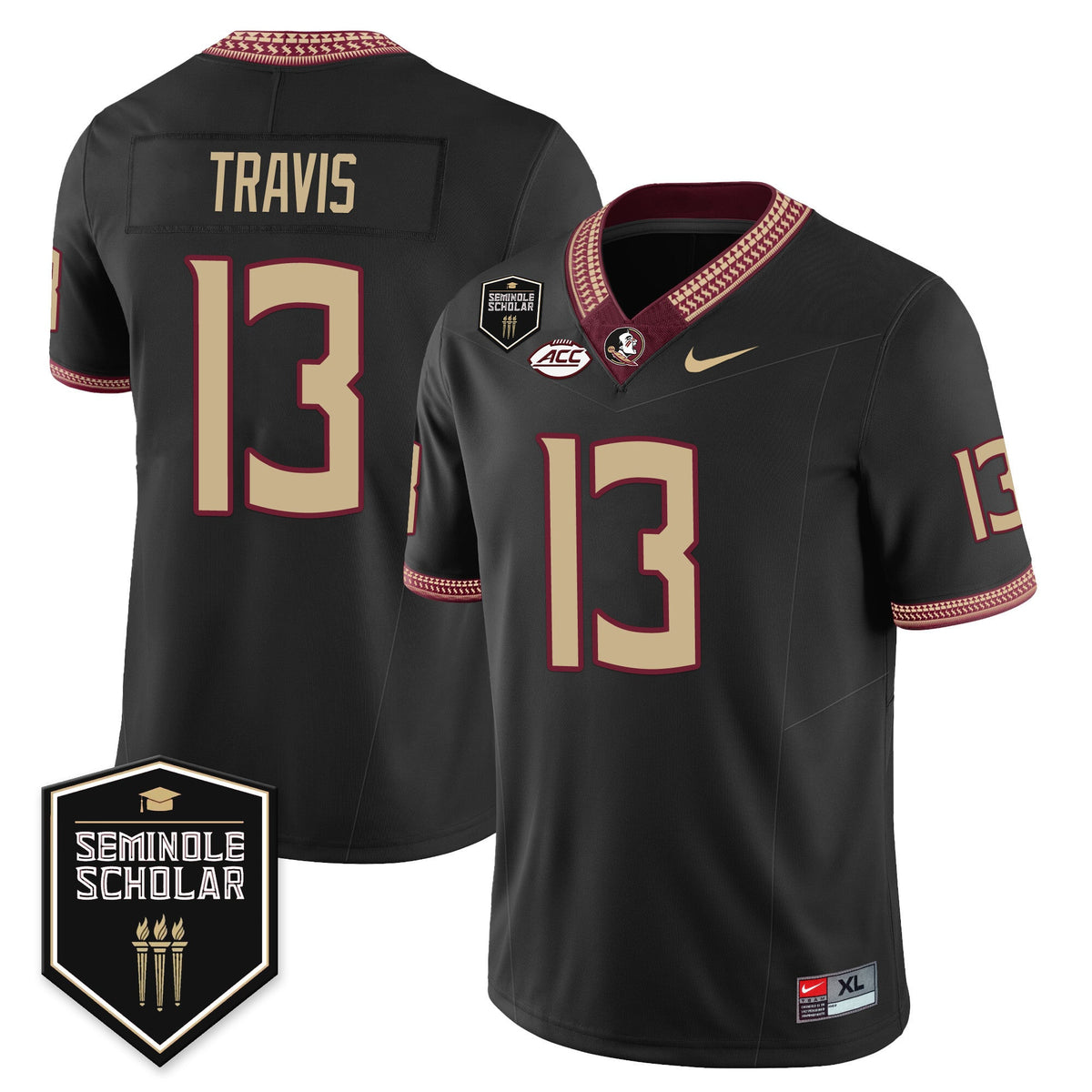Men’s Florida State Seminoles Football Vapor Jersey – All Stitched - image 38