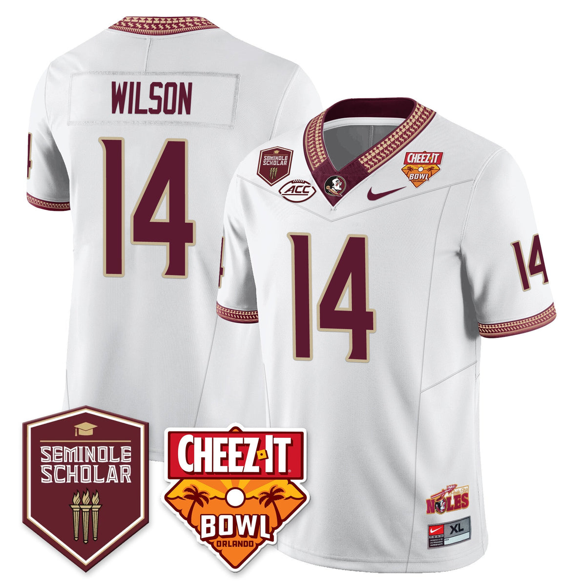 Men’s Florida State Seminoles Football Vapor Jersey – All Stitched - image 49