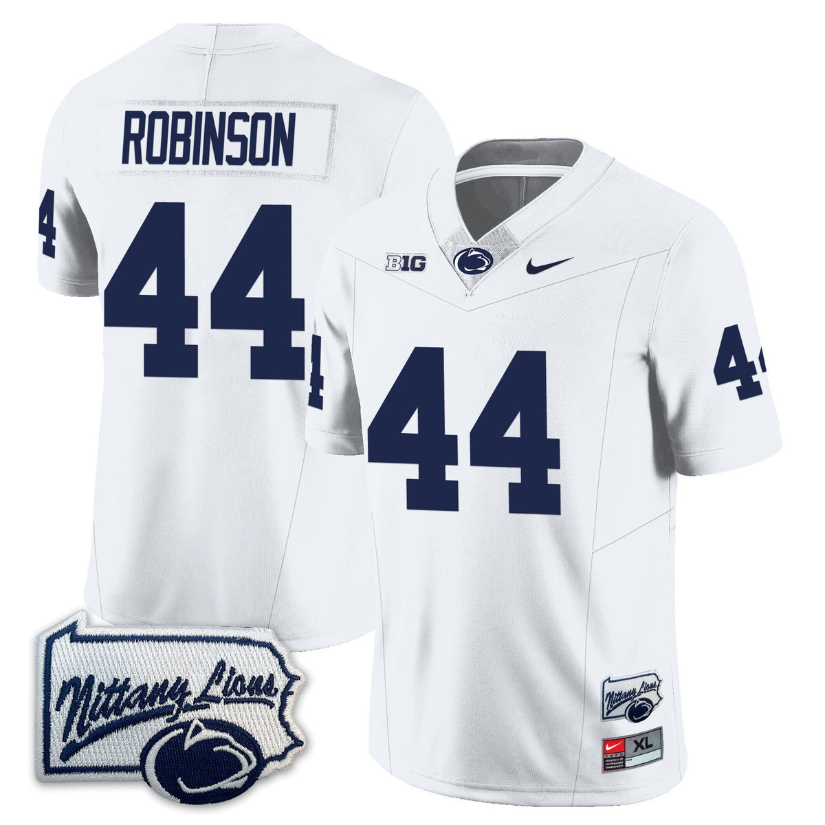 Men’s Penn State Nittany Lions Football Jersey - Pennsylvania Map - All Stitched - image 16