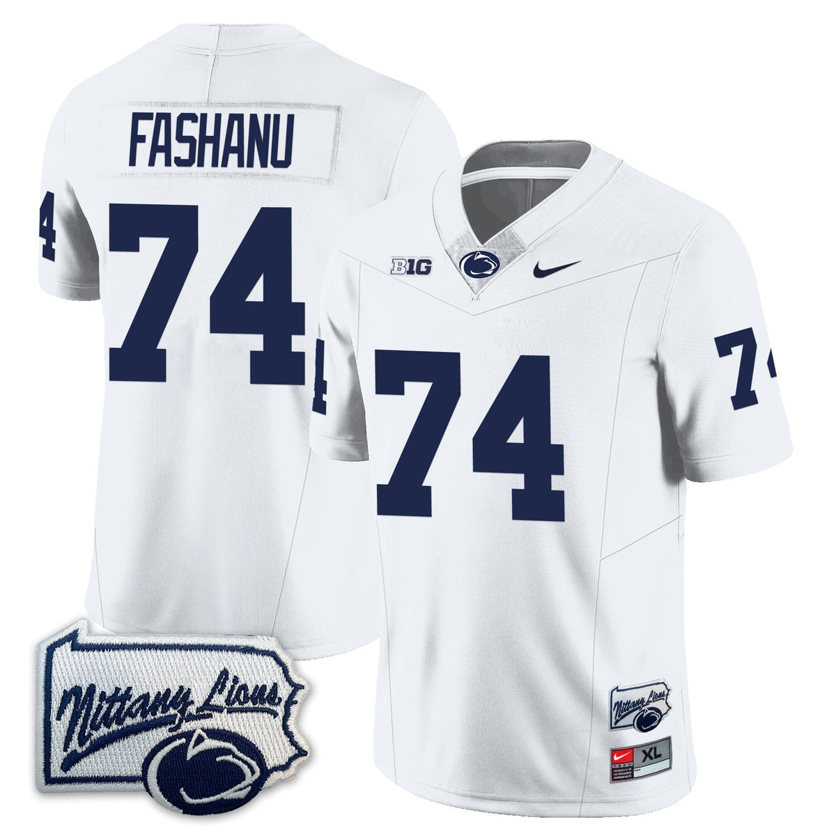 Men’s Penn State Nittany Lions Football Jersey - Pennsylvania Map - All Stitched - image 18