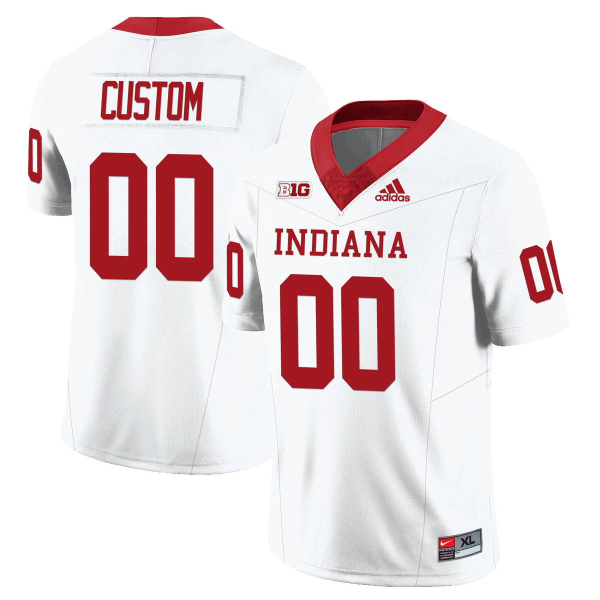 Custom Indiana Hoosiers Football Limited Vapor Jersey - All Stitched - image 8