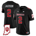 Men's Indiana Hoosiers Football Jersey All Stitched - Indiana Map - image 1