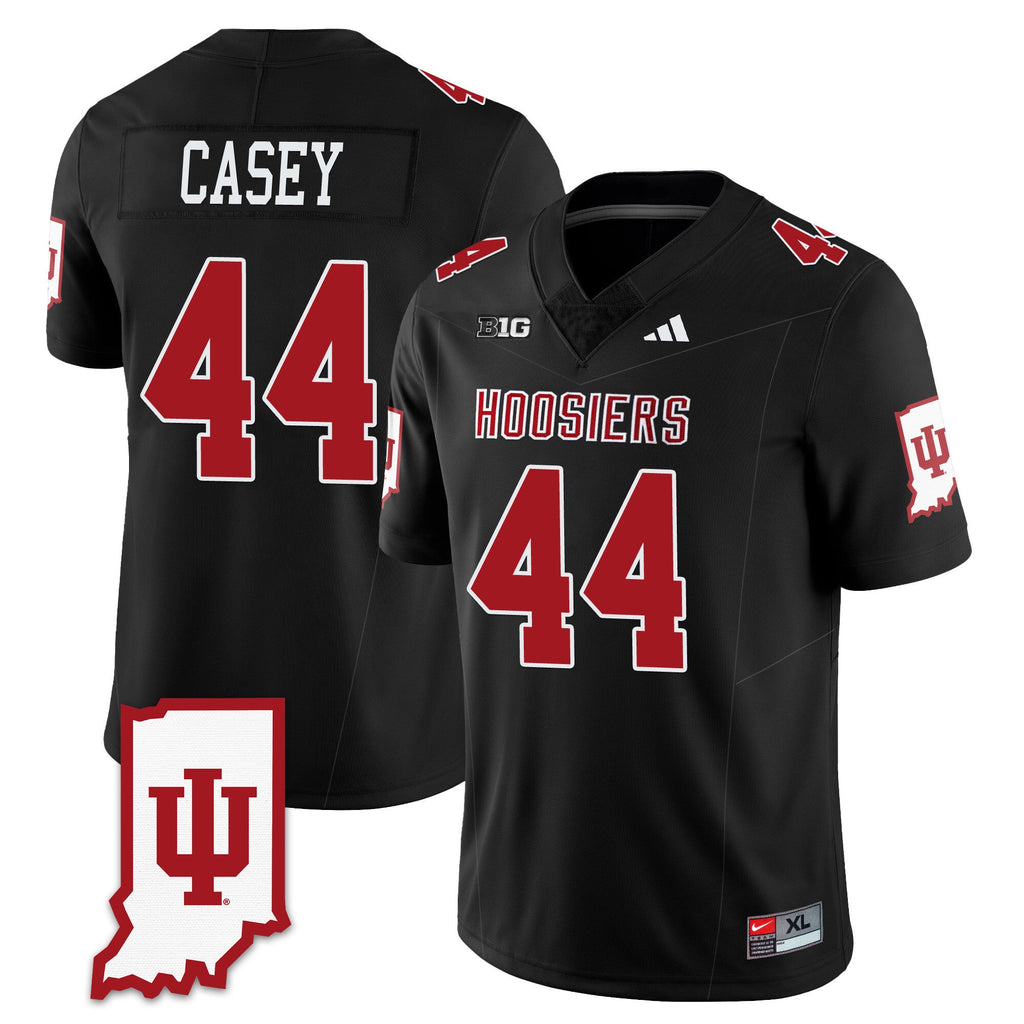 Men's Indiana Hoosiers Football Jersey All Stitched - Indiana Map - image 6