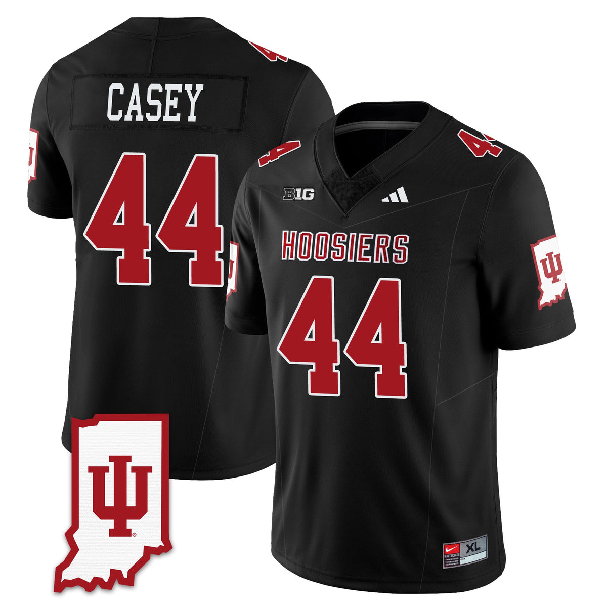 Men's Indiana Hoosiers Football Jersey All Stitched - Indiana Map - image 6