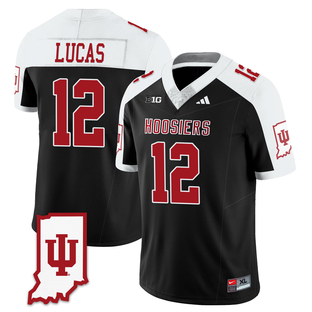 Men's Indiana Hoosiers Football Jersey All Stitched - Indiana Map - image 19