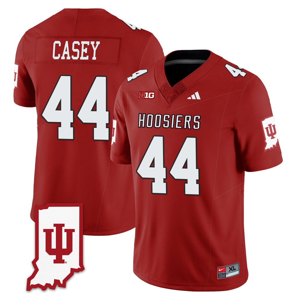 Men's Indiana Hoosiers Football Jersey All Stitched - Indiana Map - image 16