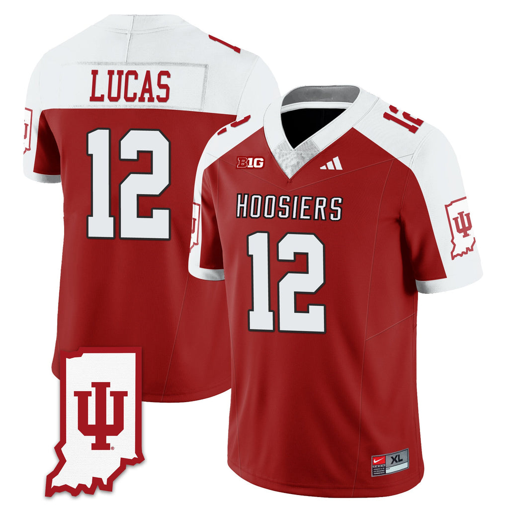 Men's Indiana Hoosiers Football Jersey All Stitched - Indiana Map - image 27