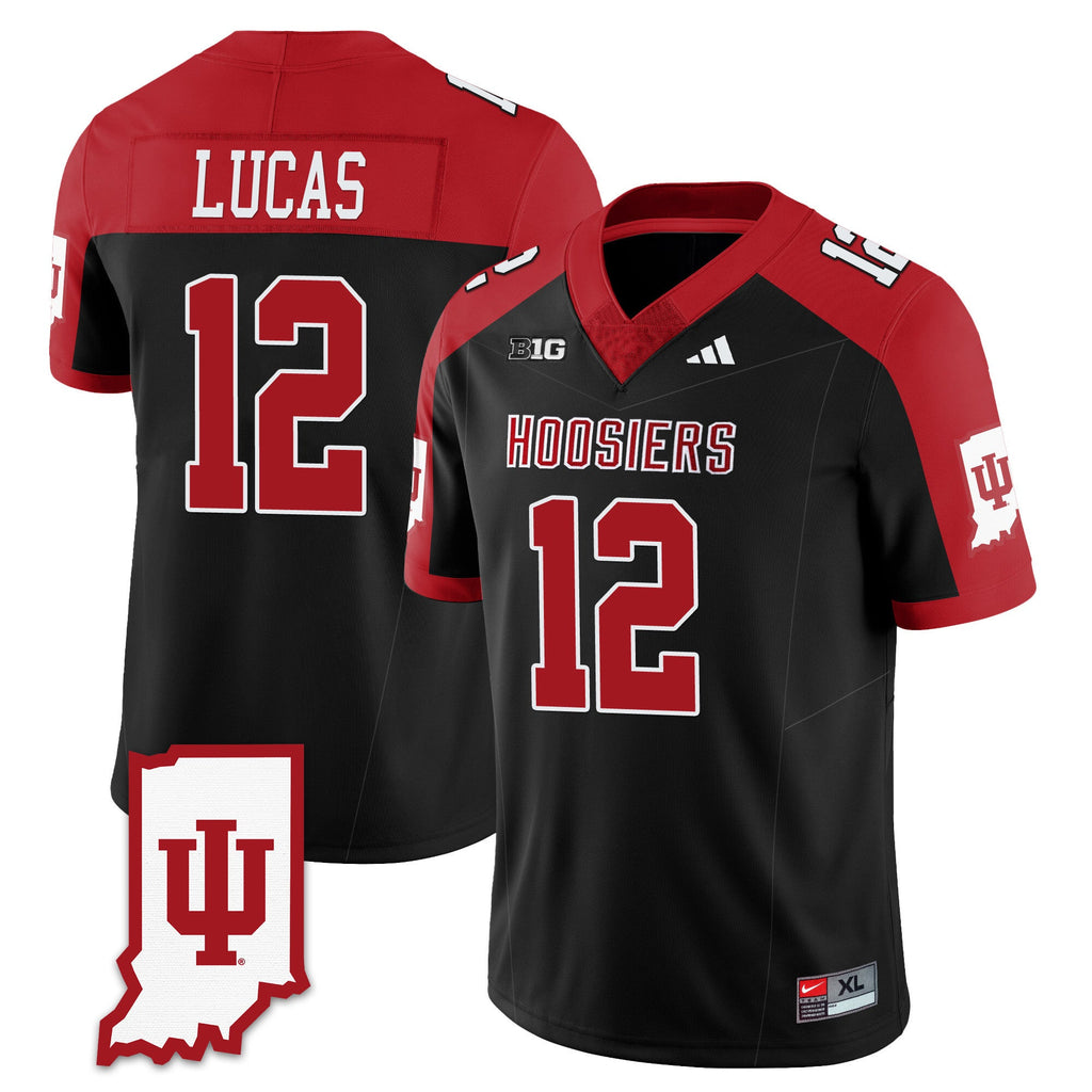Men's Indiana Hoosiers Football Jersey All Stitched - Indiana Map - image 24