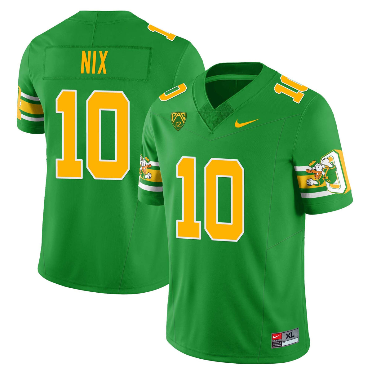 Men’s Oregon Ducks ‘Mighty Oregon’ Throwback Football Uniforms – All Stitched - image 2